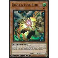 MAGO-EN006 Droll & Lock Bird Alternate Art Premium Gold Rare 1st Edition NM