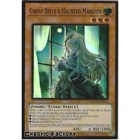 MAGO-EN012 Ghost Belle & Haunted Mansion Alternate Art Premium Gold Rare 1st Edition NM