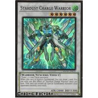 MAGO-EN029 Stardust Charge Warrior Premium Gold Rare 1st Edition NM