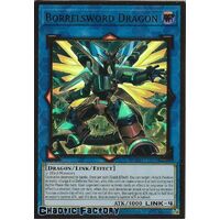 MAGO-EN039 Borrelsword Dragon Alternate Art Premium Gold Rare 1st Edition NM
