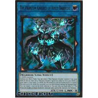 MAGO-EN040 The Phantom Knights of Rusty Bardiche Premium Gold Rare 1st Edition NM