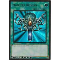 MAGO-EN045 Monster Reborn Premium Gold Rare 1st Edition NM