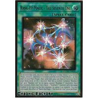 MAGO-EN049 Rank-Up-Magic - The Seventh One Premium Gold Rare 1st Edition NM