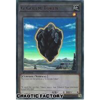 MAMA-EN103 G Golem Token Ultra Rare 1st Edition NM