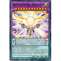 MAMO-EN027 Master Spirit Tech Force - Pendulum Ruler Ultra Rare 1st Edition NM