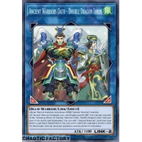 MAMO-EN088 Ancient Warriors Oath - Double Dragon Lords Ultra Rare 1st Edition NM