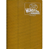 Monster Binder - 9 Pocket Trading Card Album - Holofoil GOLD - Holds 360 Yugioh, Magic, and Pokemon Cards