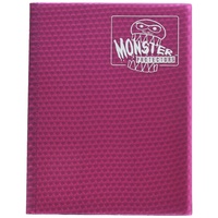 Monster Binder - 9 Pocket Trading Card Album - Holofoil Pink - Holds 360 Yugioh, Magic, and Pokemon Cards