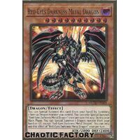 MGED-EN009 Red-Eyes Darkness Metal Dragon Premium Gold Rare 1st Edition NM