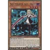 MGED-EN017 Sky Striker Ace - Raye Premium Gold Rare 1st Edition NM