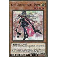 MGED-EN021 Sky Striker Ace - Roze Premium Gold Rare 1st Edition NM