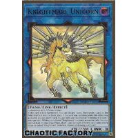 MGED-EN034 Knightmare Unicorn Premium Gold Rare 1st Edition NM