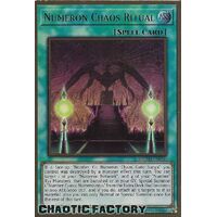 MGED-EN050 Numeron Chaos Ritual Premium Gold Rare 1st Edition NM