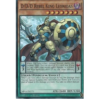 D/D/D Rebel King Leonidas - MP16-EN173 - Super Rare - 1st Edition NM