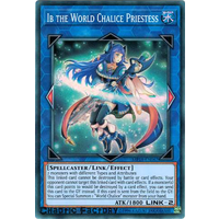 Yugioh MP18-EN067 Ib the World Chalice Priestess Super rare 1st Edition NM