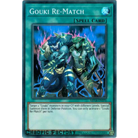 Yugioh MP18-EN070 Gouki Re-Match Super rare 1st Edition NM
