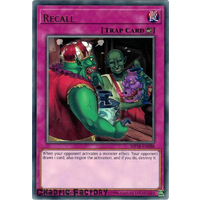 Yugioh MP18-EN088 Recall Rare 1st Edition NM