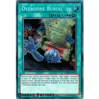Yugioh MP18-EN143 Overdone Burial Secret Rare 1st Edition NM