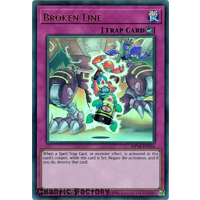 Yugioh MP18-EN156 Broken Line Ultra Rare 1st Edition NM