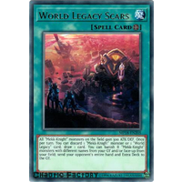 Yugioh MP18-EN205 World Legacy Scars Rare 1st Edition NM