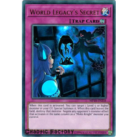 Yugioh MP18-EN218 World Legacy's Secret Ultra Rare 1st Edition NM