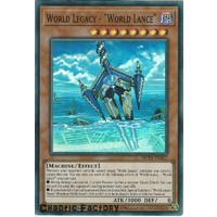 Yugioh MP19-EN012 World Legacy - World Lance Super Rare  NM