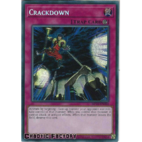 MP20-EN084 Crackdown Prismatic Secret Rare 1st Edition NM