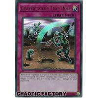 MP21-EN086 Gravedigger's Trap Hole Ultra Rare 1st Edition NM