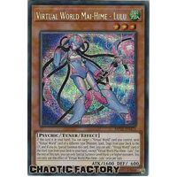 MP21-EN173 Virtual World Mai-Hime - Lulu Prismatic Secret Rare 1st Edition NM