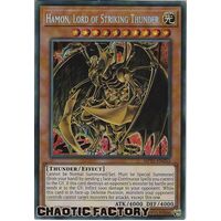 MP21-EN253 Hamon, Lord of Striking Thunder Prismatic Secret Rare 1st Edition NM