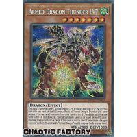 MP22-EN002 Armed Dragon Thunder LV7 Prismatic Secret Rare 1st Edition NM