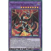 MP22-EN208 Masquerade the Blazing Dragon Super Rare 1st Edition NM
