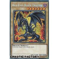 MP22-EN267 Red-Eyes Black Dragon Prismatic Secret Rare 1st Edition NM