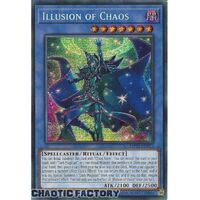 MP23-EN017 Illusion of Chaos Prismatic Secret Rare 1st Edition NM