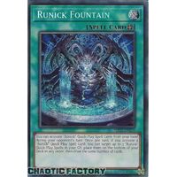 MP23-EN239 Runick Fountain Prismatic Secret Rare 1st Edition NM