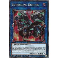 MP24-EN048 Borreload Dragon (alternate artwork) Quarter Century Secret Rare 1st Edition NM