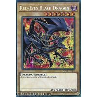 MP24-EN054 Red-Eyes Black Dragon (alternate artwork) Prismatic Secret Rare 1st Edition NM