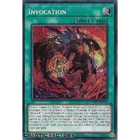 MP24-EN060 Invocation (alternate artwork) Prismatic Secret Rare 1st Edition NM