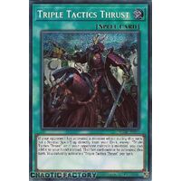 MP24-EN073 Triple Tactics Thrust Prismatic Secret Rare 1st Edition NM