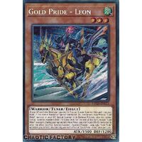 MP24-EN075 Gold Pride - Leon Prismatic Secret Rare 1st Edition NM