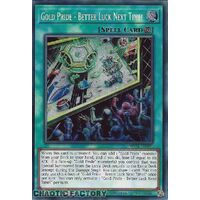 MP24-EN089 Gold Pride - Better Luck Next Time! Prismatic Secret Rare 1st Edition NM