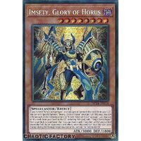 MP24-EN114 Imsety, Glory of Horus Prismatic Secret Rare 1st Edition NM
