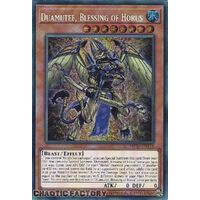 MP24-EN115 Duamutef, Blessing of Horus Prismatic Secret Rare 1st Edition NM