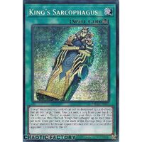 MP24-EN125 King's Sarcophagus Prismatic Secret Rare 1st Edition NM