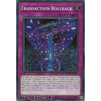 MP24-EN134 Transaction Rollback Prismatic Secret Rare 1st Edition NM