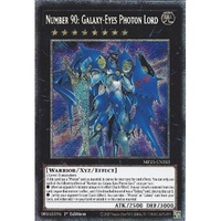 MP25-EN033 Number 90: Galaxy-Eyes Photon Lord Starlight Rare 1st Edition NM
