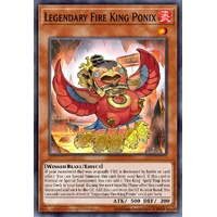 MP25-EN048 Legendary Fire King Ponix Starlight Rare 1st Edition NM