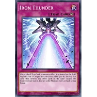 MP25-EN058 Iron Thunder Prismatic Secret Rare 1st Edition NM