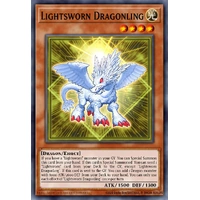 MP25-EN066 Lightsworn Dragonling Prismatic Secret Rare 1st Edition NM