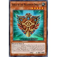 MP25-EN078 Shield of the Millennium Dynasty Prismatic Secret Rare 1st Edition NM